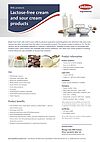 Download: Lactose free cream and sour cream products