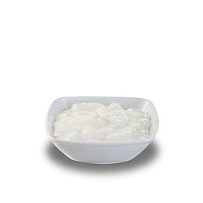 Skimmed milk yoghurt